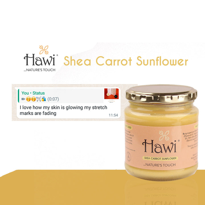 Hawi Shea Carrot-Sunflower Moisturizer,291ml