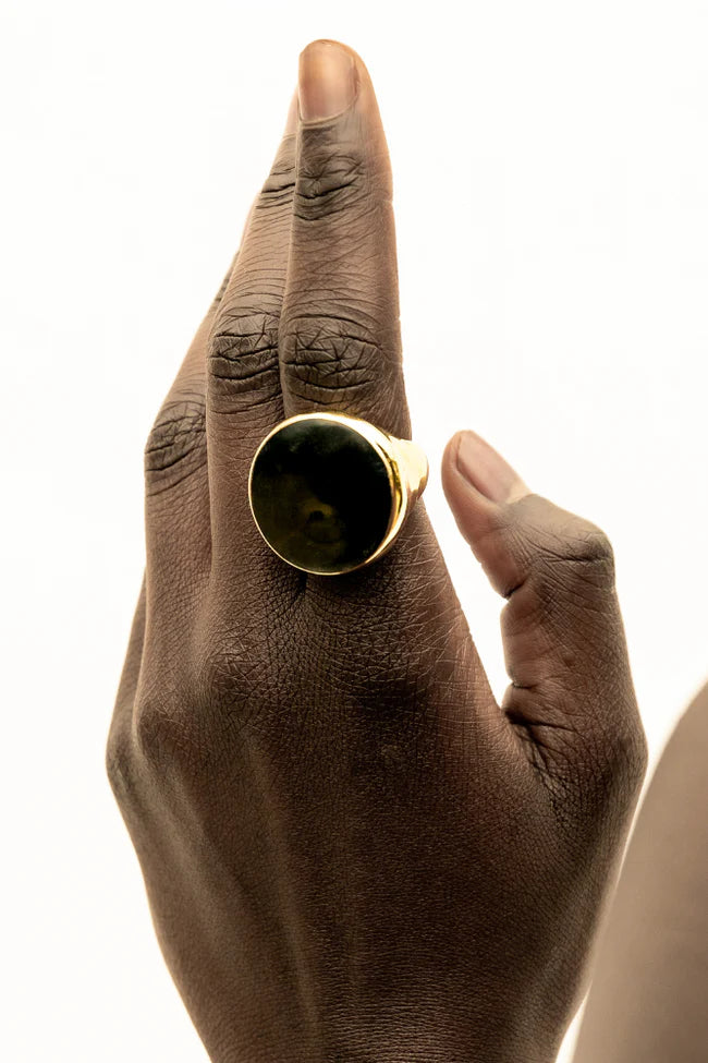 SOKO  Wazi Horn Statement Ring