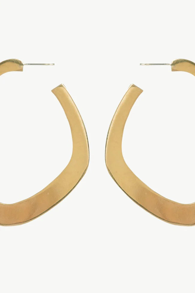 SOKO Sabi Flat Hoop Earrings