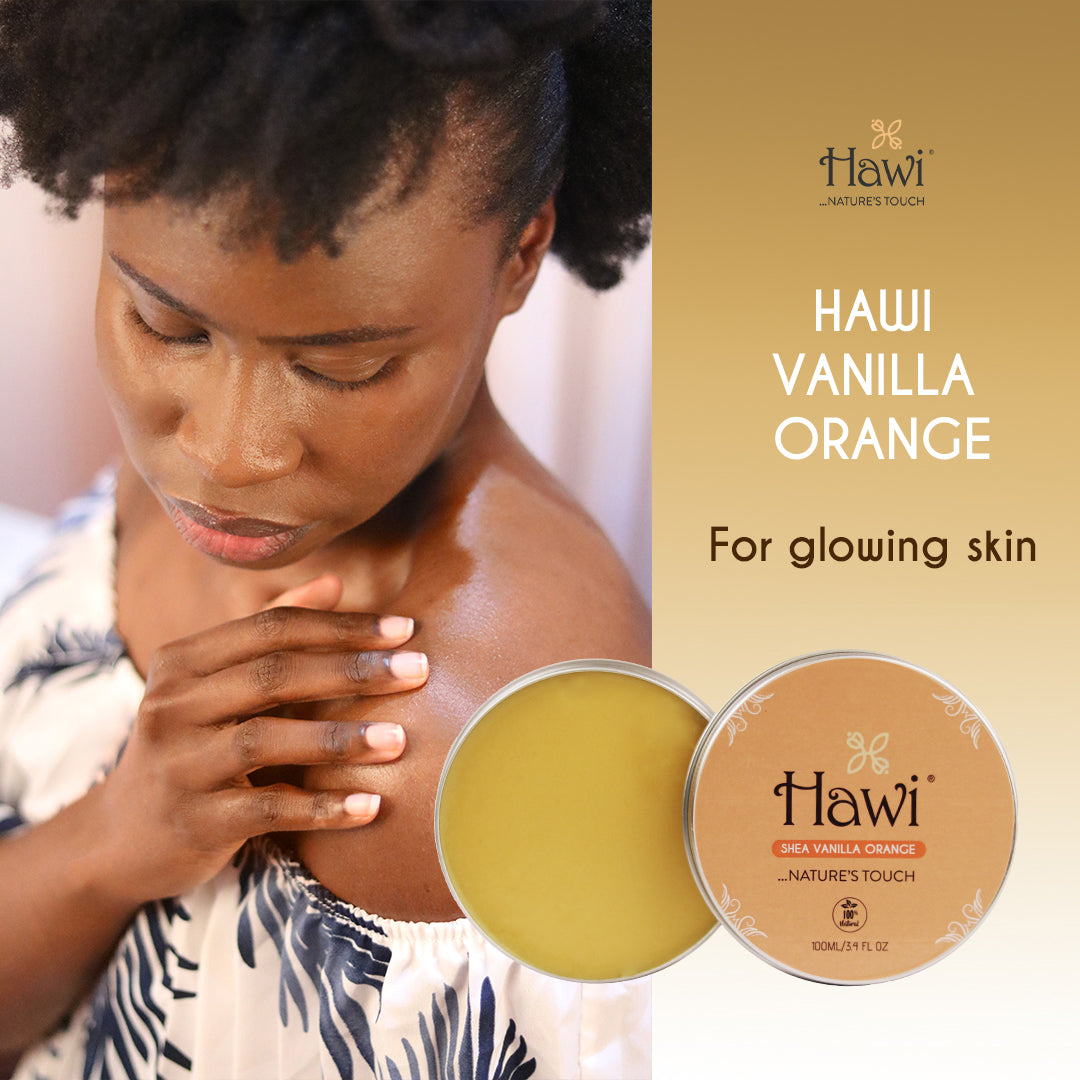 Hawi Shea Vanilla Orange Moisturizer,100ML/3.4 FL OZ