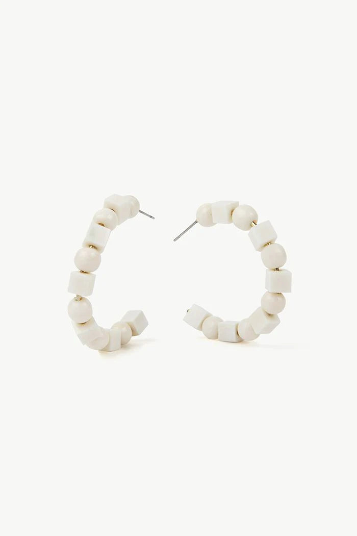 SOKO Mixed Shapes Beaded Hoops